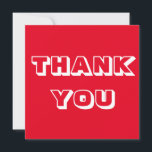 Danke, rot weiß<br><div class="desc">Danke,  rote weiße Grußkarte</div>