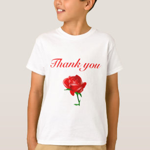 Danke rote Rose T-Shirt