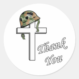 Danke Runder Aufkleber