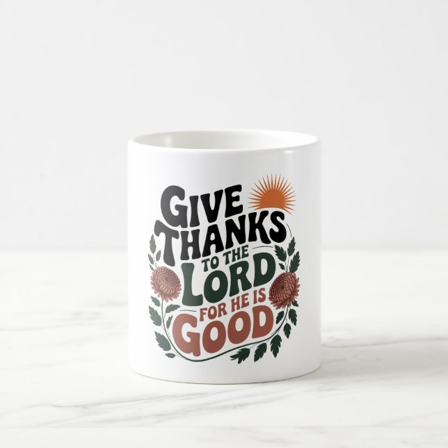 Danke sagen - Christlich Kaffeetasse (Mittel)