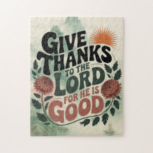 Danke sagen - Christlich Puzzle