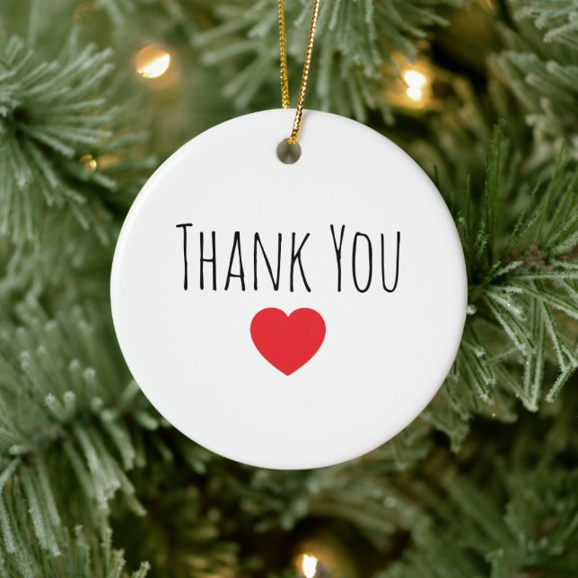 Danke-Schmuck Keramik Ornament (Baum)