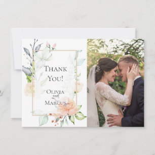 DANKE SCHÖN Frühjahrsblumen Botanik-FOTORAHMEN