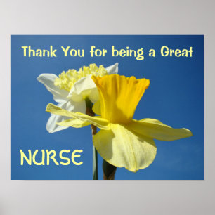 Danke schön großartige Krankenpfleger Kunst Drucke