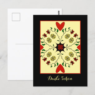 Danke schön Postcard Postkarte