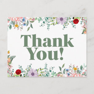 DANKE SCHÖN POSTKARTE