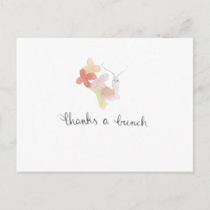 Danke schön Schnecke Danke Postkarte