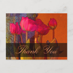 Danke schön Tulips Postkarte