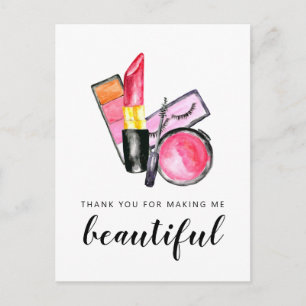 Danke Schöne Visagistin Lippenstift Postkarte