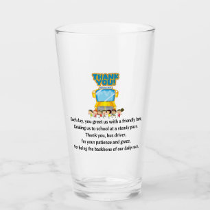 Danke, Schulbusfahrer. Glas