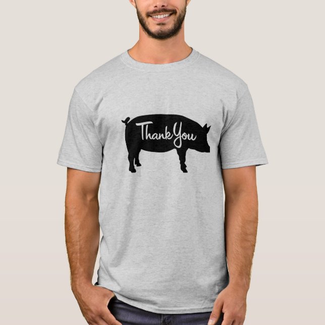 Danke Schwein T-Shirt (Vorderseite)