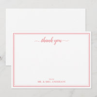 Danke, Script Calligraphy Wedding