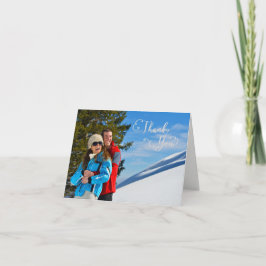 Danke Script Foto - Postkarte