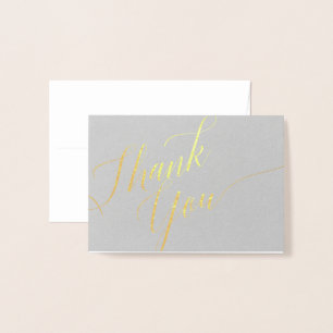 Danke, Script Mini (3.5"x5" Foil Card) Folienkarte