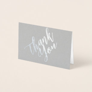 Danke, Script Mini (3.5"x5" Foil Card) Folienkarte