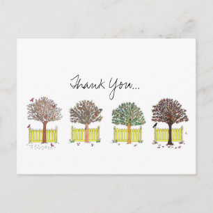 Danke, Seasons Postkarte