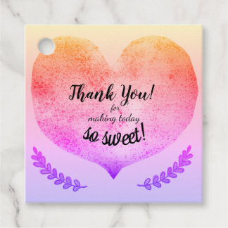 Danke, Shiny Heart Geschenkanhänger