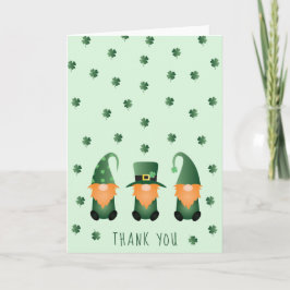 Danke St Patricks Day Gnome Karte