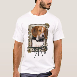 Danke - Steintatzen - Beagle T-Shirt
