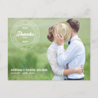 DANKE STEMPEL 2014 | HOCHZEIT DANKE POSTKARTE