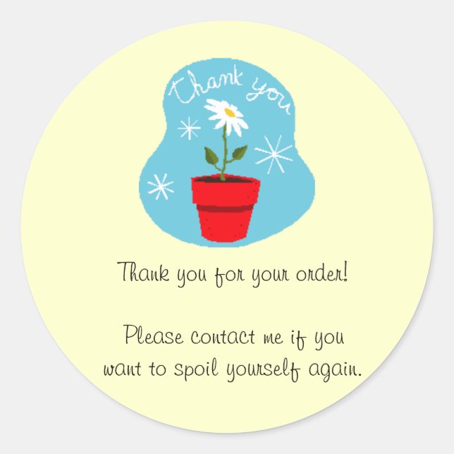 Danke, Sticker (Vorderseite)