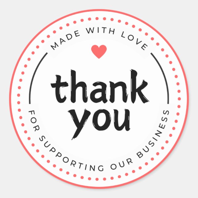 Danke, Sticker (Vorderseite)