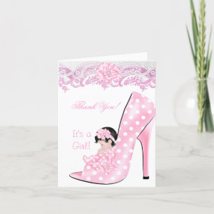 Danke Süßes Baby in Hochhackigem Schuh Dusche Baby