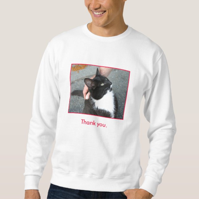 "Danke" Sweatshirt (Vorderseite)