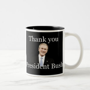 Danke Tasse Präsidenten-Bush