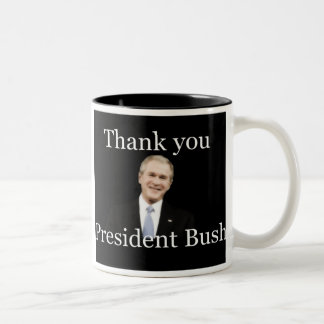 Danke Tasse Präsidenten-Bush