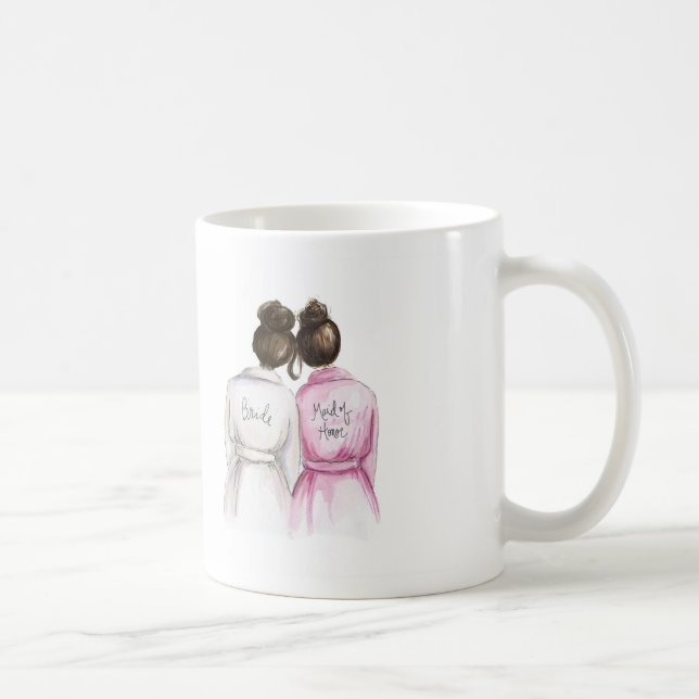 DANKE Tassen-DK-Br-Braut-DK-Br-Mädchen Kaffeetasse (Rechts)