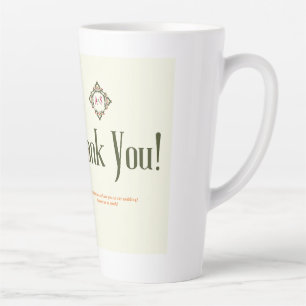 Danke-Tassen – Elegante Personalisierte Erinnerung Milchtasse