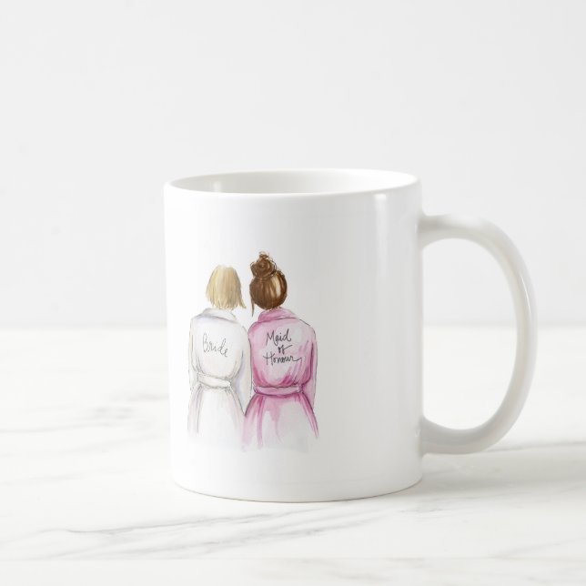 DANKE Tassen-Querstations-Bob-Braut ein Kaffeetasse (Rechts)