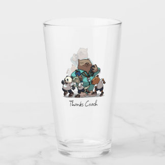 Danke Trainer-Geschenk Wombat Sporttrainer-Kunstwe Glas