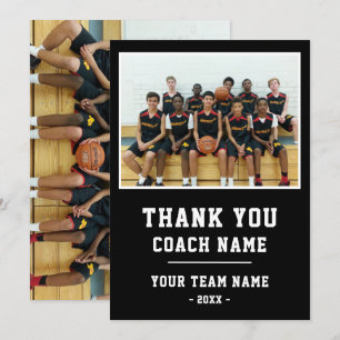 Danke Trainer Karte Teamname Foto