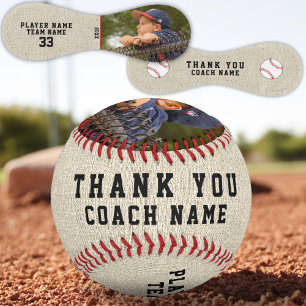 Danke Trainer Rustikales Team Name Nummer Foto   Baseball