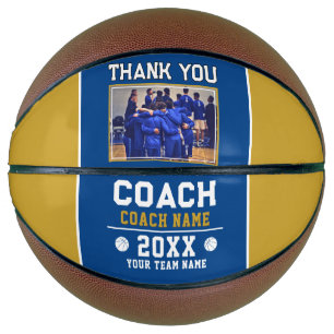Danke Trainer Teamfoto unterschreiben Basketball