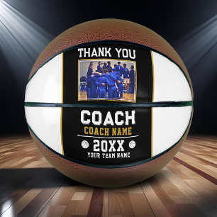 Danke Trainer Teamfoto unterschreiben Basketball