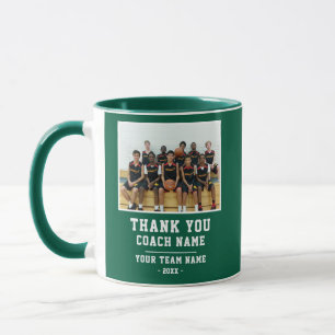 Danke Trainer Teamname Foto Tasse