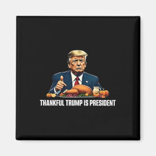 Danke Trump ist Präsident Erntedank Magnet