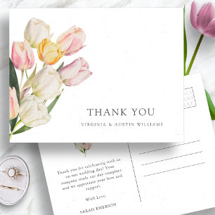 Danke Tulpen Postkarte