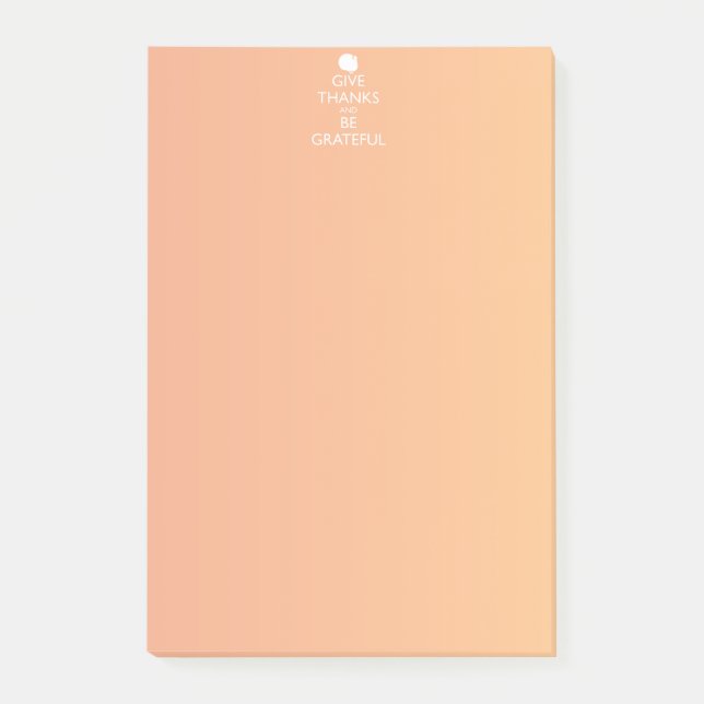 DANKE UND DANKE POST-IT KLEBEZETTEL (Vorderseite)