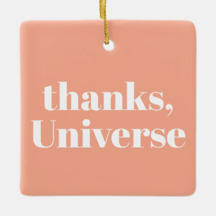 Danke, Universum Keramikornament
