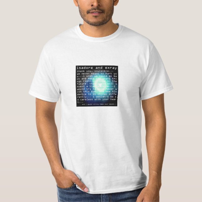 danke, unsichtbar… (Männer) T-Shirt (Vorderseite)