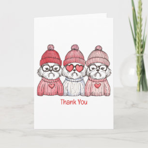 Danke Valentinstag Shih Tzu Hunde