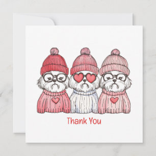 Danke Valentinstag Shih Tzu Hunde