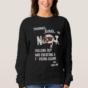 Danke Vater, dass er nicht abgeholt und ein FCKI e Sweatshirt