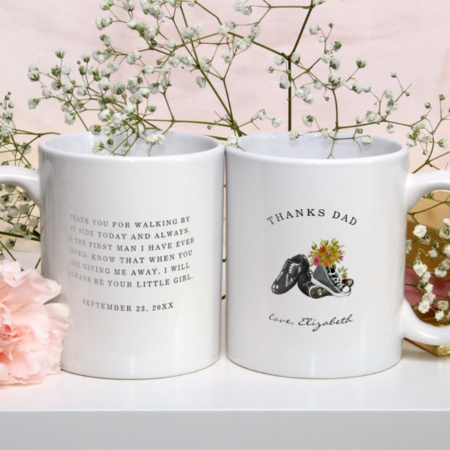 Danke Vater | Zu Fuß durch meine Seitenwasserfarbe Kaffeetasse (Von Creator hochgeladen)