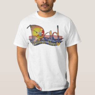 Danke Vatitextvater- und -sohnfischen-T - Shirts