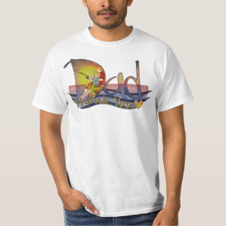 Danke Vatitextvater- und -sohnfischen-T - Shirts
